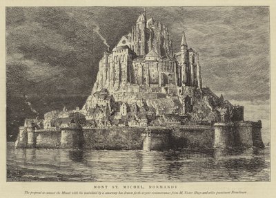 Mont St Michel, Normandië door Henry William Brewer